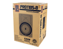 Charger l'image dans la galerie, MR DJ PRO118S-B Powerful PRO PA DJ Single 18" Passive Speaker + Stand