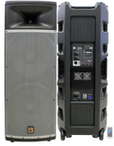 Mr Dj PRO215BT PA DJ Powered Speaker PRO PA DJ Dual 15” 3-Way Full-Range Powered/Active Loudspeaker