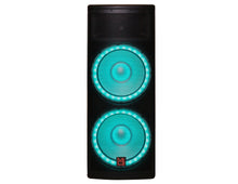 Load image into Gallery viewer, MR DJ PRO215LED Professional Dual 2x15&quot; 5500W PA DJ Bluetooth Powered Speaker
