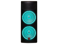 Load image into Gallery viewer, 2 PRO215LED Professional Dual 2x15&quot; PA DJ Bluetooth Powered Speaker