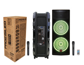 2 PRO215LED Professional Dual 2x15