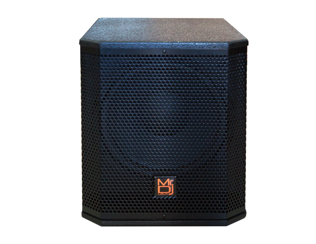 MR DJ PRO3500BT 12" 3500W Pro PA DJ Active Subwoofer Bluetooth USB with 2 Speaker Output