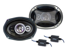 Charger l&#39;image dans la galerie, Absolute USA PRO6993 Car Speakers 600 Watts Of Power Per Pair And 300 Watts Each, 6 x 9 Inch , Full Range, 4 Way, Sold in Pairs, Easy Mounting