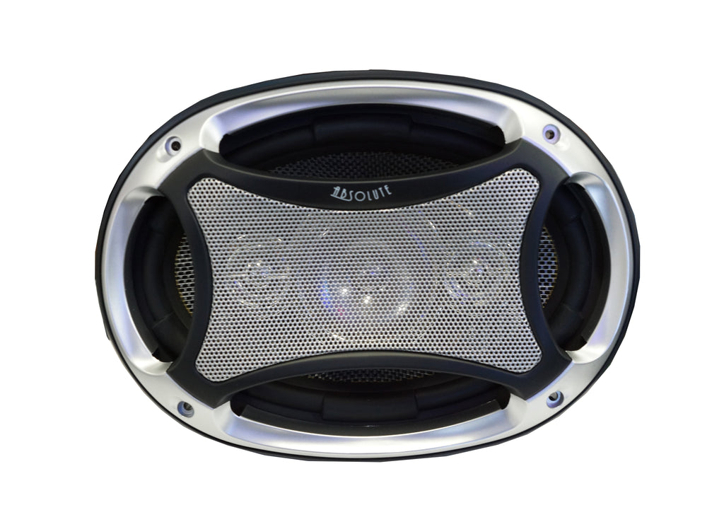 2 Pair Absolute USA PRO6994 Pro Series 6x9" 4 Way full-range loudspeakers 6x9" 4 Way full-range loudspeakers Car Speakers 600 Watts Max Power