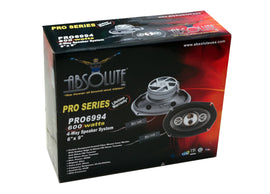 2 Pair Absolute USA PRO6994 Pro Series 6x9