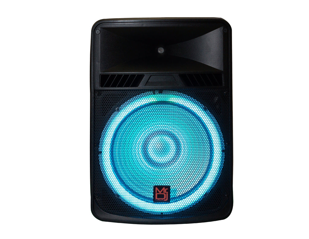 MR DJ PROBAT118 18" PRO PA DJ 4000 Watts Active Rechargeable Portable Speaker