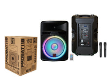 Load image into Gallery viewer, MR DJ PROBAT118 18" 4000 Watts Power Speaker Built-in Battery + Speaker Stand