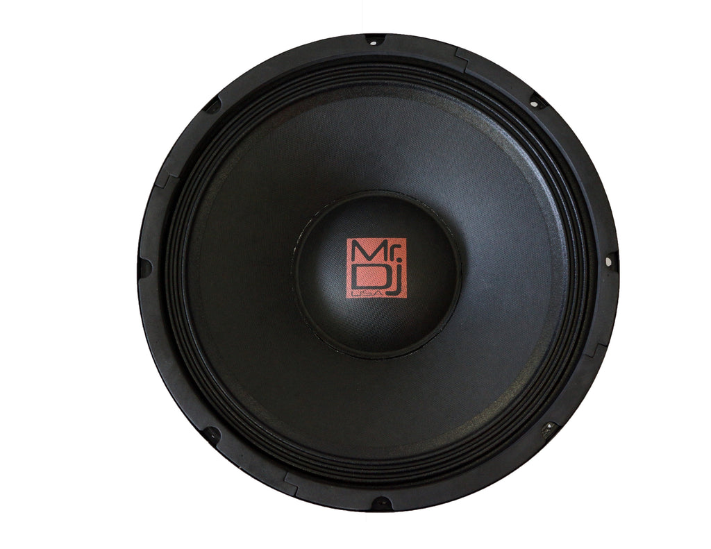 MR DJ PRODW1000 Subwoofer Black 1000 Watt 10" PRO PA DJ Home Audio Raw Speaker 8 ohm Woofer