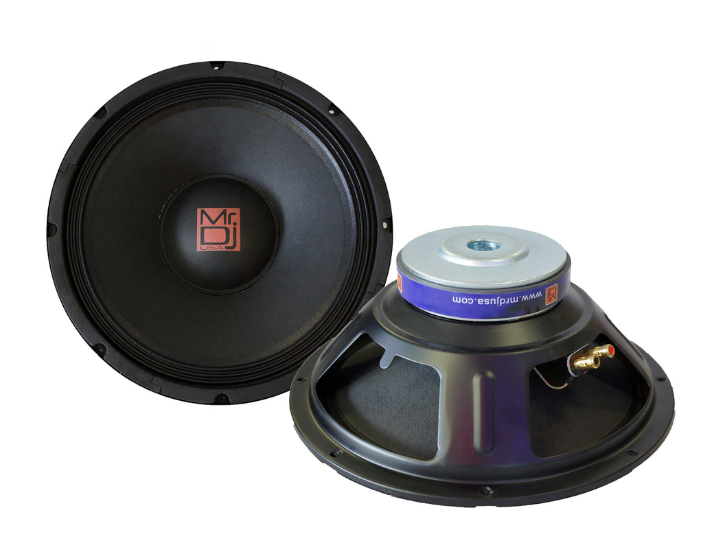 MR DJ PRODW600 6" 600W 20 Oz. 8-Ohms Universal PRO PA/DJ Raw Woofer Subwoofer