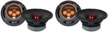 Charger l'image dans la galerie, 2 Pair DC Sound PROMID65P 6.5" 500W Mid-Range Aluminum Bullet Loudspeaker