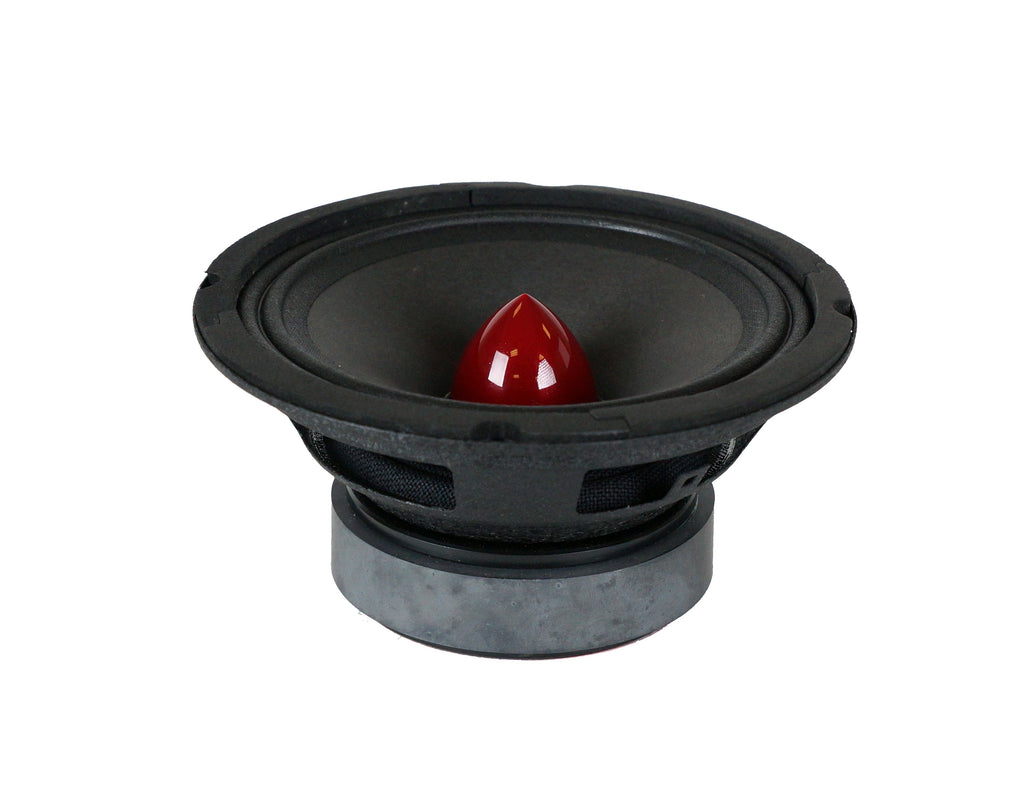 2 Pair DC Sound PROMID65P 6.5" 500W Mid-Range Aluminum Bullet Loudspeaker