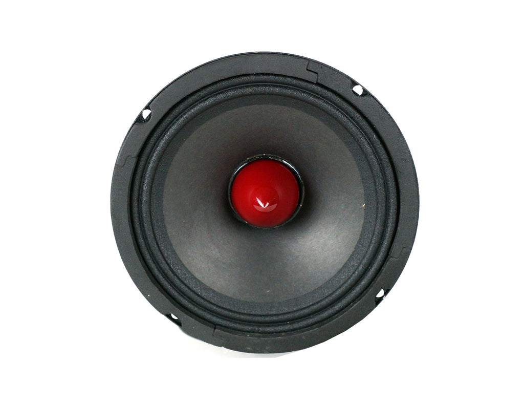 2 Pair DC Sound PROMID65P 6.5" 500W Mid-Range Aluminum Bullet Loudspeaker
