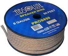 Charger l&#39;image dans la galerie, Absolute USA PROS850 8 Gauge Speaker Wire&lt;br/&gt;50&#39; 8 Gauge PRO PA DJ Car Home Marine Audio Speaker Wire Cable Spool