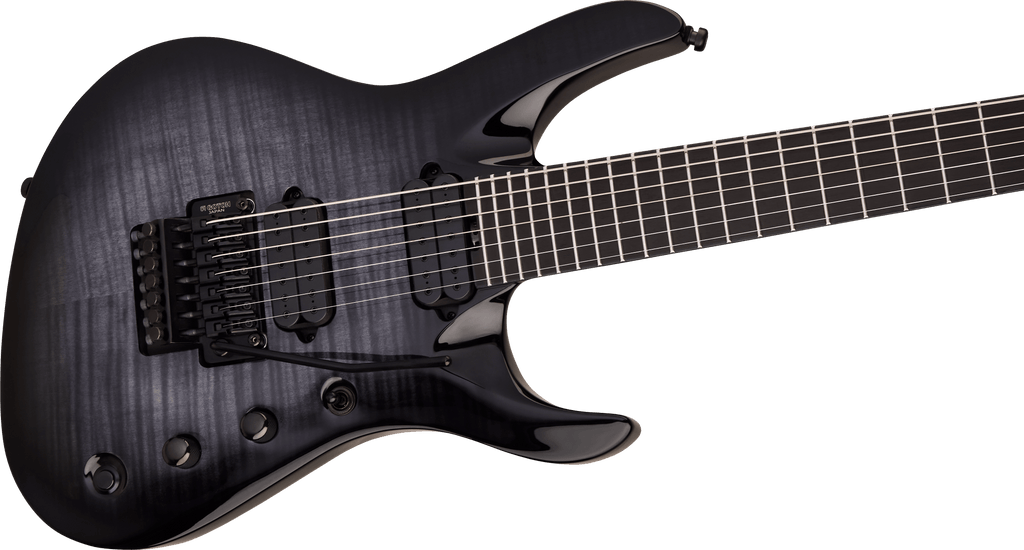 Jackson Pro Plus Signature Chris Broderick Soloist 7, Ebony Fingerboard, Transparent Black