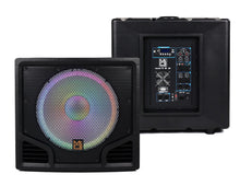 Load image into Gallery viewer, Mr. Dj PROSUB18LED 6000W PA DJ Club Powered Active Subwoofer with 2 Speaker Output with Party Show Led