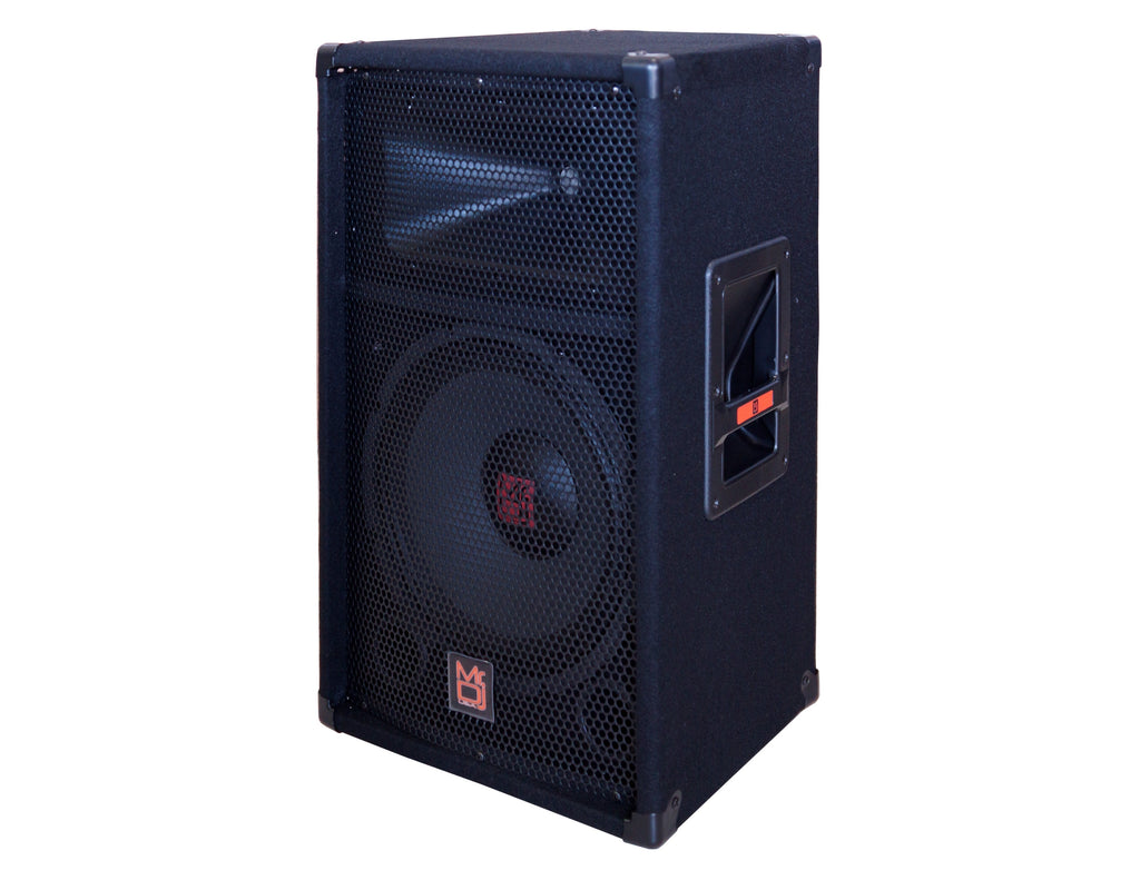 2 MR DJ PSS-1000 Single 10" Passive 1200 Watts 2-Way DJ/PA PRO Audio Loudspeaker