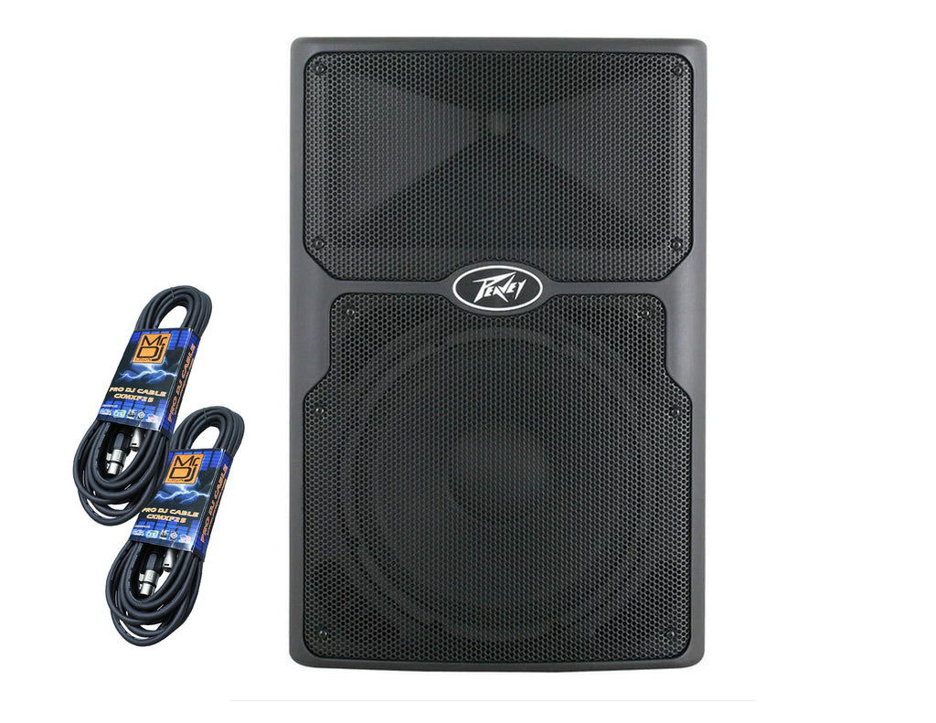 Peavey PVXP15 DSP Bluetooth 15" 980W Powered Speaker 1.4" Driver+ 2 XLR Cable