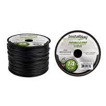 Load image into Gallery viewer, Install Bay PWBK14500 Primary Wire 14 Gauge All Copper Black Coil - 500 ft