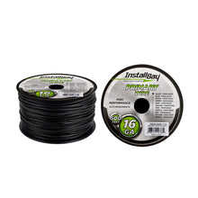 Load image into Gallery viewer, Install Bay PWBK16500 Primary Wire 16 Gauge All Copper Black Coil - 500 ft
