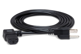 Hosa PWC-148R Right-angle IEC C13 Power Cord 8 feet