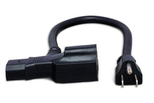 Charger l'image dans la galerie, Hosa PWD-401 Piggyback IEC C13 Power Cable 1 foot