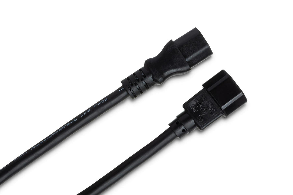 Hosa PWL-401.5 IEC C14 to IEC C13 Extension Cord 1.5 foot