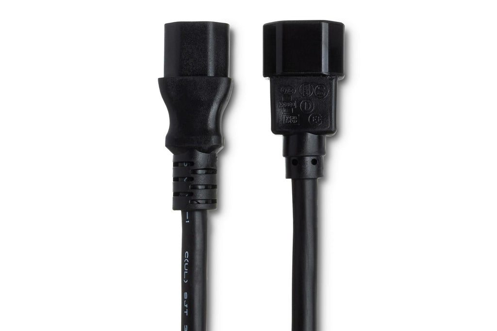 Hosa PWL-408 IEC C14 to IEC C13 Extension Cord 8 foot