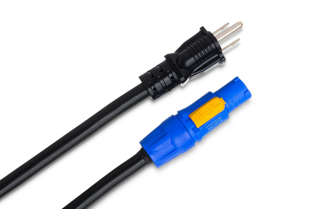 Hosa PWN-210 NEMA 5-15P to Neutrik powerCON NAC3FCA Power Cord 10 foot