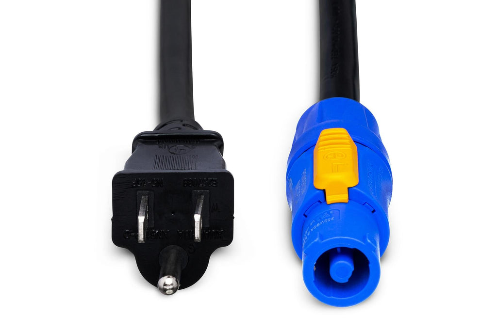 Hosa PWN-210 NEMA 5-15P to Neutrik powerCON NAC3FCA Power Cord 10 foot