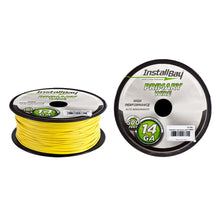 Load image into Gallery viewer, Install Bay PWYL14500 Primary Wire 14 Gauge All Copper Yellow Coil - 500 ft