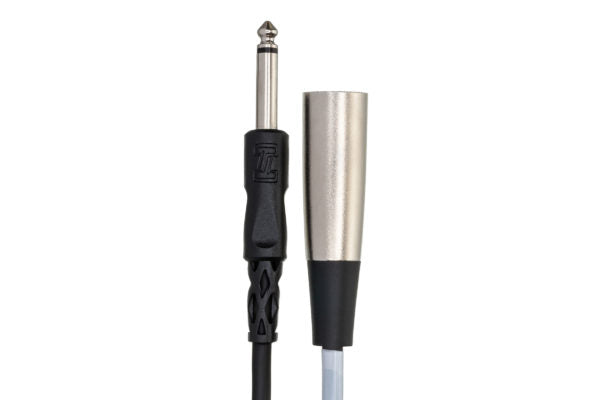 Hosa PXM-110 1/4" TS Male to XLR Male Unbalanced Interconnect Cable 10 foot