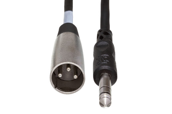 Hosa PXM-105 1/4" TS Male to XLR Male Unbalanced Interconnect Cable 5 foot