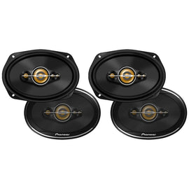 2 Pair Pioneer TS-A6991F 1400W 6x9