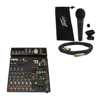 Charger l&#39;image dans la galerie, Peavey PV 10 AT 10 Channel Compact Mixing Mixer Console with Bluetooth Auto-Tune pitch correction + PVI 100 Microphone