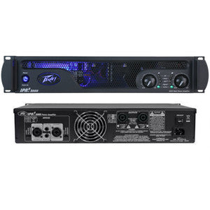 Peavey IPR2 7500 2-channel 7500W Lightweight Power Amplifier + 2 Speaker Stand Bundle