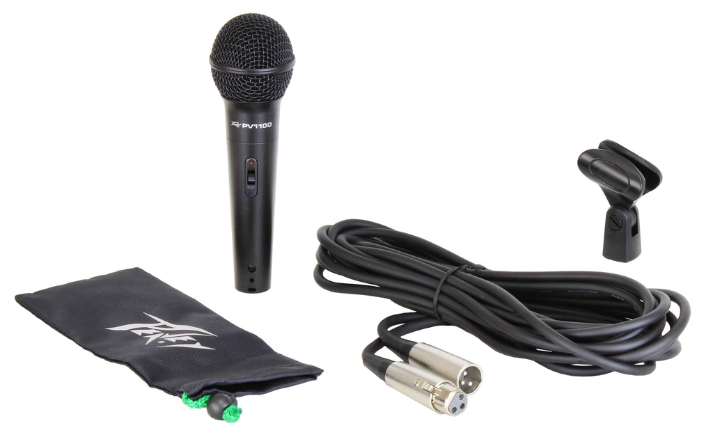 Peavey PVI 100 XLR Dynamic Cardioid Microphone with XLR Cable