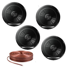 Load image into Gallery viewer, 4 x Pioneer TS-G1620F 6.5-inch 2-Way Car Audio coaxial Speakers 6-1/2&quot; with 25ft Speakers Wire