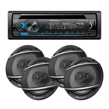 Charger l&#39;image dans la galerie, Pioneer DEH-S4220BT CD Receiver Built-in Bluetooth &amp; 2 Pairs TS-A652F 6.5&quot;