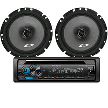 Load image into Gallery viewer, Pioneer DEH-S4220BT CD Receiver Built-in Bluetooth Alpine SXE-1726S 6.5&quot; Speaker