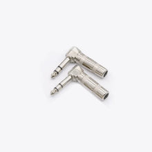 Load image into Gallery viewer, MR DJ QAM2 2-Piece 1/4" Right-Angle Stereo Male Audio Plug Connectors