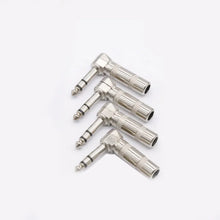 Charger l'image dans la galerie, MR DJ QAM4 4-Piece 1/4" Right-Angle Stereo Male Audio Plug Connectors