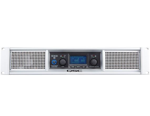 QSC GXD8 1200 Watt Two Channel Class D Power Amplifier With DSP