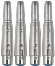 Charger l'image dans la galerie, 8 MR DJ QTXLRF1 XLR Female to 1/4" Stereo Female Adapter Converter Gender Audio Coupler