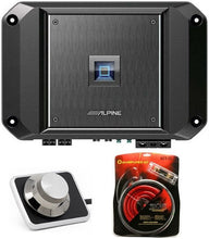 Load image into Gallery viewer, Alpine R2-A60F 4 CH 600W Class D Amplifier RUX-H01 Remote Knob &amp; KIT0 AMP Kit