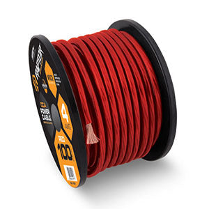 Raptor R3R4-100 100FT 4 AWG Red CCA Vice-series Power Cable