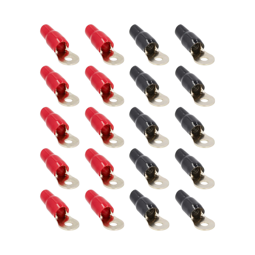 Raptor R414RT MID SERIES 4 AWG 1/4in Gold Ring Terminals