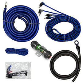 Raptor R4A8 MID SERIES 360W 8 AWG Amp Kit with RCA Cable