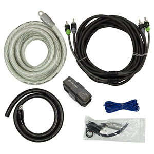 Raptor R5A01 PRO SERIES 3800W 1/0 AWG Amp Kit with RCA Cable