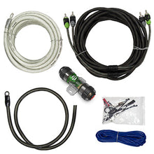 Charger l'image dans la galerie, Raptor R5A4 PRO SERIES 1500W 4 AWG Amp Kit with RCA Cable
