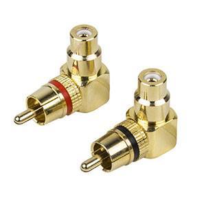 Raptor RMFR Barrel Connectors Male to Female Right Angle - Pro Series
